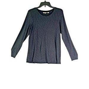 Christian Siriano Stretch Long Sleeve T-Shirt Pullover Base Layer Top Peru Large
